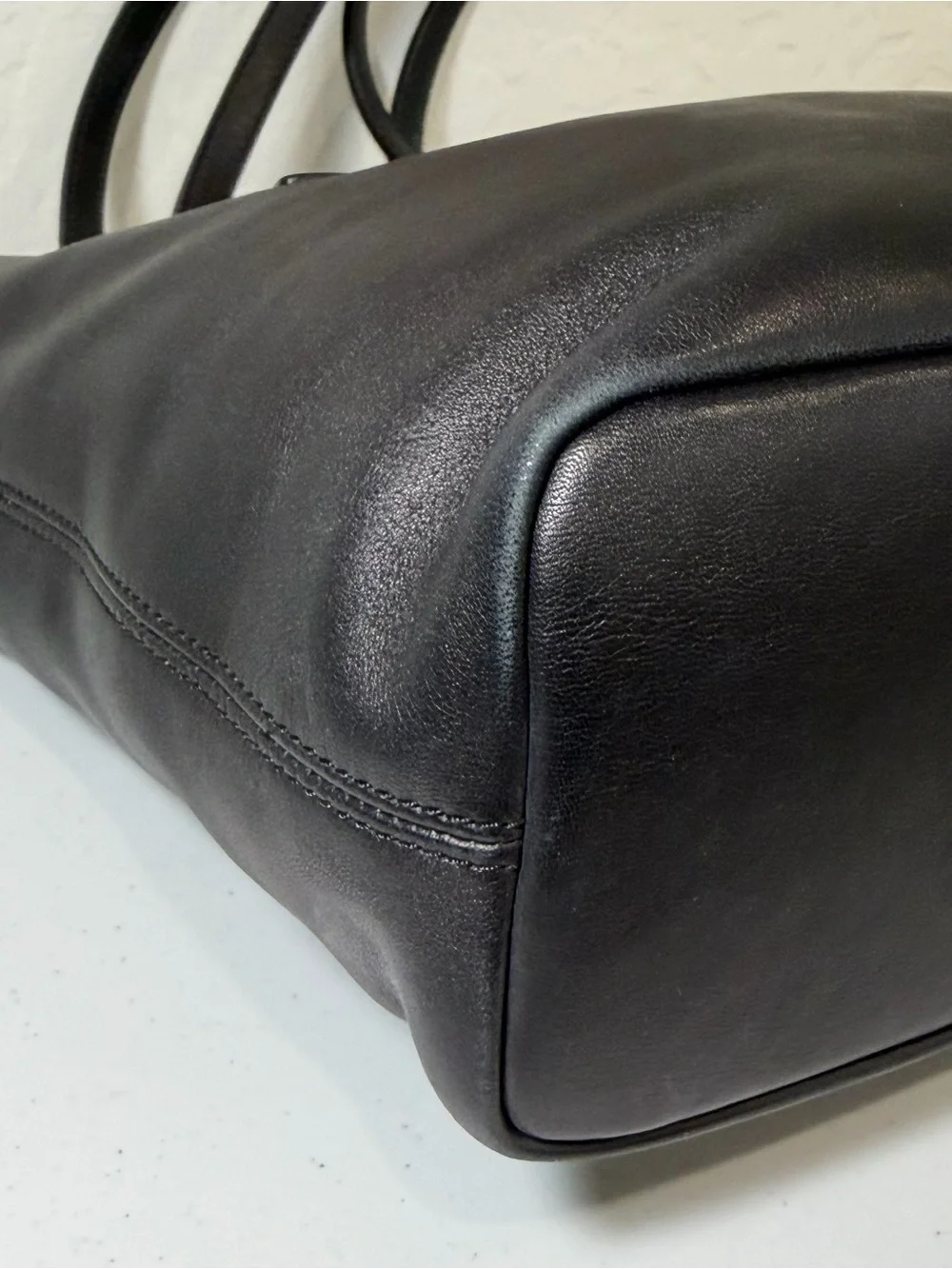 Coach Legacy Black Leather Bucket Bag Vintage